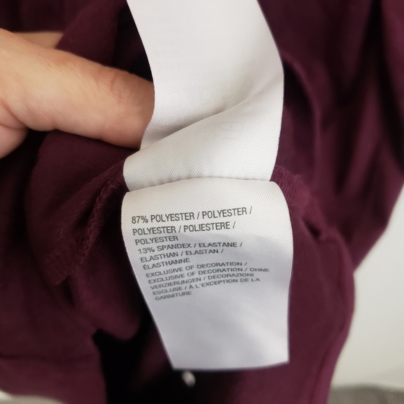 Gili Midi Dress Faux Suede Lace Up Neck Dress Wine Plum size Large Boho Retro - Picture 5 of 9